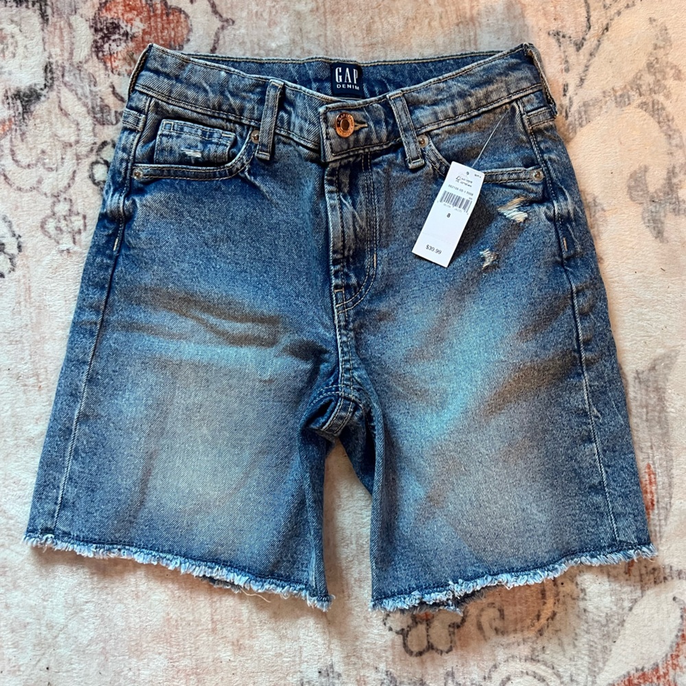 GAP Distressed Blue Jean Shorts